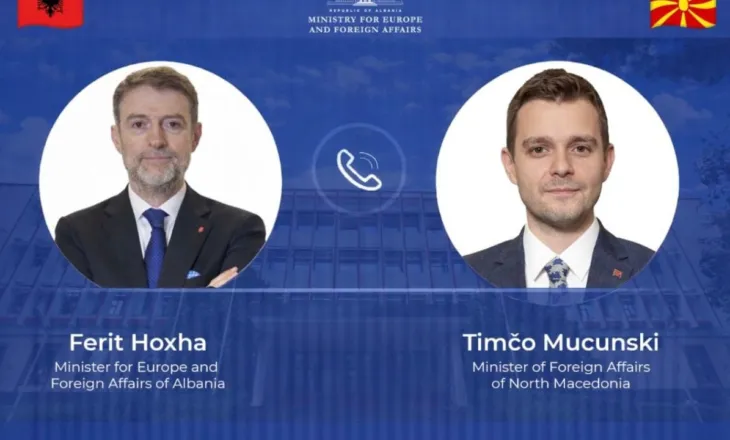 Ministri Hoxha telefonatë me homologun Mucunski: Integrimi i Shqipërisë dhe Maqedonisë së Veriut, me rëndësi strategjike për rajonin dhe BE-në
