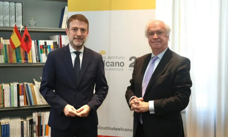 Ministri Hoxha vizitë në Institutin Mbretëror Elcano në Madrid: Zgjerimi i BE-së në Ballkanin Perëndimor, domosdoshmëri strategjike