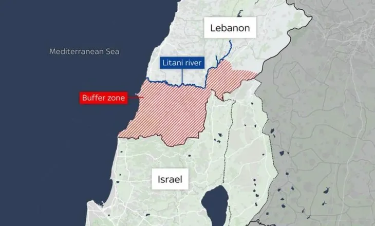 Ministri izraelit kërkon zgjerimin e kufirit deri në lumin Litani të Libanit