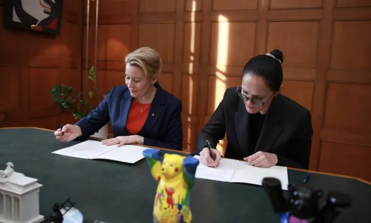 Ministrja Ibrahimaj në Berlin, nënshkruan Deklaratën e Përbashkët të Qëllimit për Inovacionin dhe Sipërmarrjen