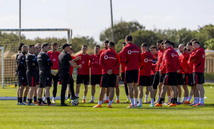 Miqësorja me Ukrainën / Kombëtarja zhvillon seancën e parë stërvitore në Valencia