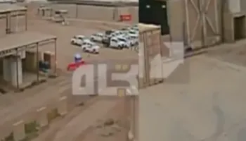 Momenti kur droni i grupit irakian i mbështetur nga Irani godet bazën ushtarake amerikane në Bagdad