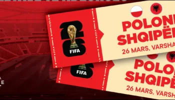 Ndeshja Poloni-Shqipëri për playoffin e Botërorit 2026, FSHF hap aplikimet për biletat për tifozët shqiptarë
