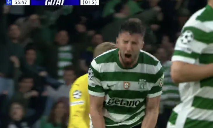 Në Lisbon nuk janë dorëzuar, vendos goli i futbollistit më të kërkuar në merkato për pjesën e parë (video)