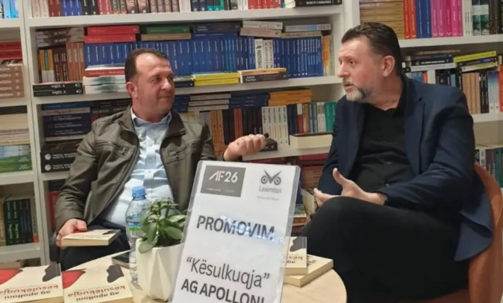 Në Tiranë u mbajt takim letrar me shkrimtarin, Ag Apolloni
