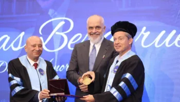 Nicolas Berggruen dhe Olivier Berggruen nderohen me titullin “Doctor Honoris Causa”