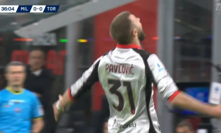 Nuk mjafton supergoli i Pavlovic, Simeone befason Milanin në fund të pjesës së parë (video)