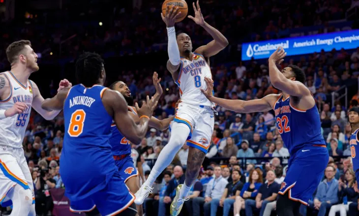 Oklahoma nuk zhgënjen ndaj New York, fitore edhe për Denver, Boston e Toronto