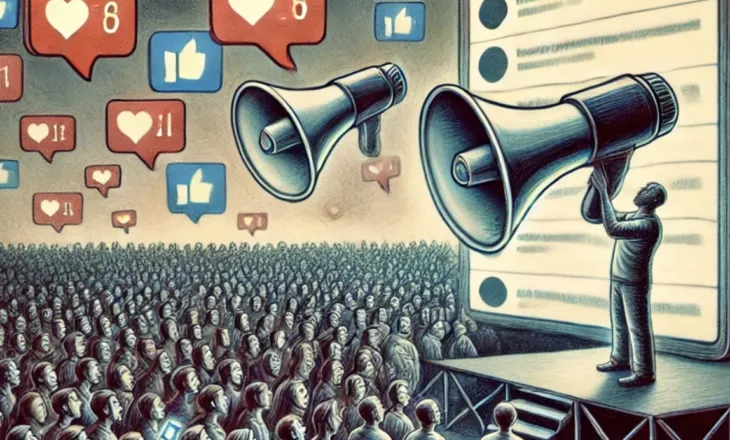 Pakica që “bërtet”. Pse rrjetet sociale krijojnë iluzionin e shumicës