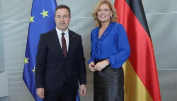 Peleshi takon Presidenten e Bundestagut: Gjermania mbështet anëtarësimin e Shqipërisë në BE