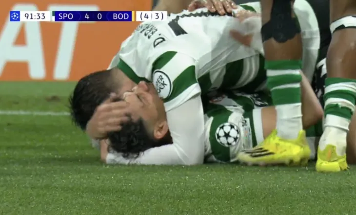 Përfundon ëndrra e bukur për Bodo/Glimti, Sportingu i sjell me këmbë në tokë me përmbysjen e çmendur