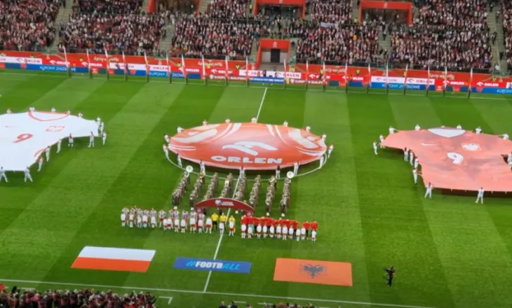 Përfundon pjesa e parë/ Arbër Hoxha, goli historik në Poloni (0-1)