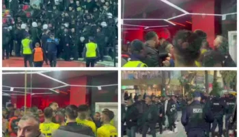 Përplasje dhe tension në Vlorë, ndeshja Flamurtari-Elbasani bëhet sebep për sherr