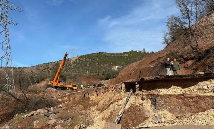 Pezullohen përkohësisht punimet në segmentin e dëmtuar të Korridorit VIII tek Arrat e Gurrës