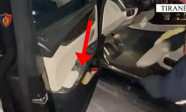 Pistoleta e fshehur në derën e makinës, “Shqiponjat” arrestojnë 41-vjeçarin që qarkullonte me armë në rrugët e Tiranës (EMRI)