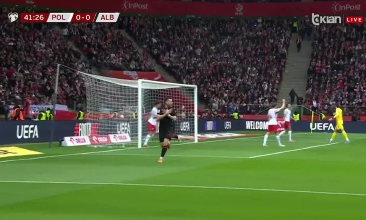 Pjesa e dytë: Poloni-Shqipëri, barazohen shifrat. Lewandowski ndëshkon kuqezinjtë