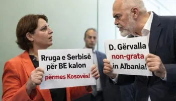 Plas skandali, Gërvalla akuzoi Ramën se po luan me Vuçiçin kundër interesave të Shqipërisë dhe Kosovës, kryeministri…