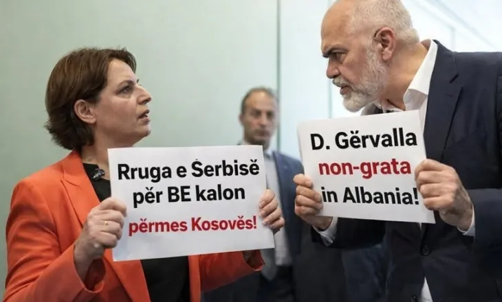 Plas skandali, Gërvalla akuzoi Ramën se po luan me Vuçiçin kundër interesave të Shqipërisë dhe Kosovës, kryeministri…