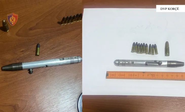 Posedonte pistoletë si stilolaps, arrestohet 32-vjeçari në Korçë