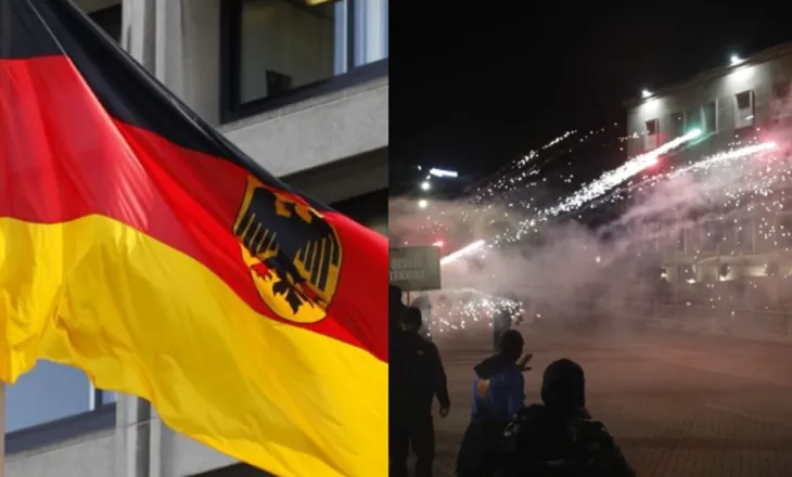 Protesta e PD me breshëri molotovësh e flamuj të Gjermanisë, reagon Ambasada e Gjermanisë: Dhuna, e papranueshme!