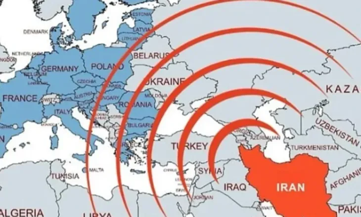 “Raketat e Iranit arrijnë deri në Athinë e Vjenë”, Ministria e Jashtme e Izraelit, nxjerr hartën: I gjithë Ballkani