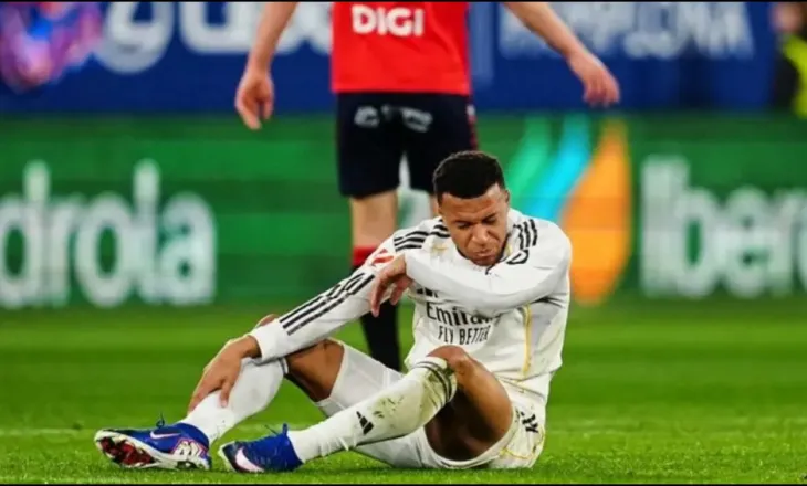 Real Madrid, konfirmohet dëmtimi në gju i Kylian Mbappe