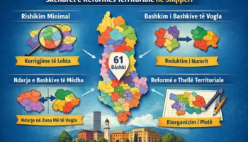 Reforma Territoriale, zbardhen detaje nga drafti i PS, ja katër skenarët si mund të ndahen bashkitë e Shqipërisë