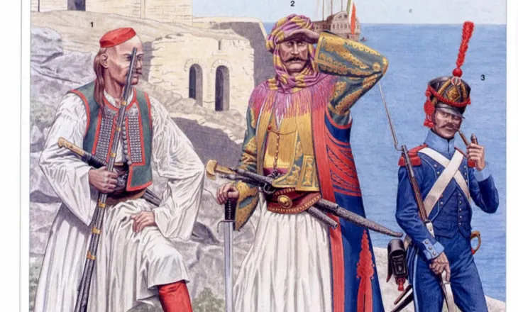 Regjimenti shqiptar i Napoleonit: Koloneli Minot, i shkruante ministrit francez të luftës për veshjen tradicionale shqiptare..