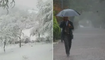 Reshje të lehta shiu dhe dëborë, e enjtja me mot të paqëndrueshëm