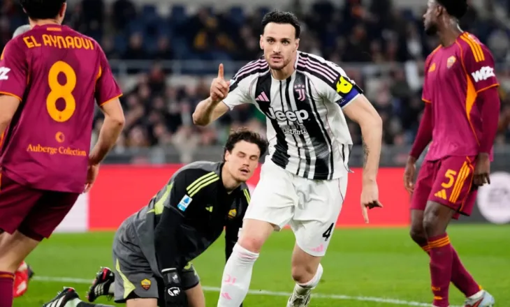 Roma dhe Juventusi dhurojnë spektakël, barazojnë 3-3 në ‘Olimpico’! Zhegrova nderon bardhezinjtë