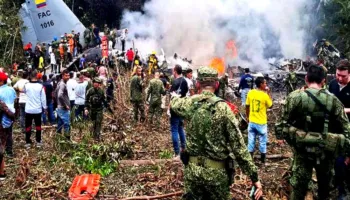 Rrëzimi i aeroplanit ushtarak në Kolumbi, 66 të vdekur dhe dhjetëra të plagosur
