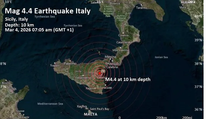 Seri tërmetesh godasin Siçilinë, mbyllen shkollat si masë paraprake