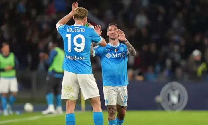 Serie A/ Napoli, fitore me përmbysje ndaj Lecces së Ramadanit, i afrohet Milanit