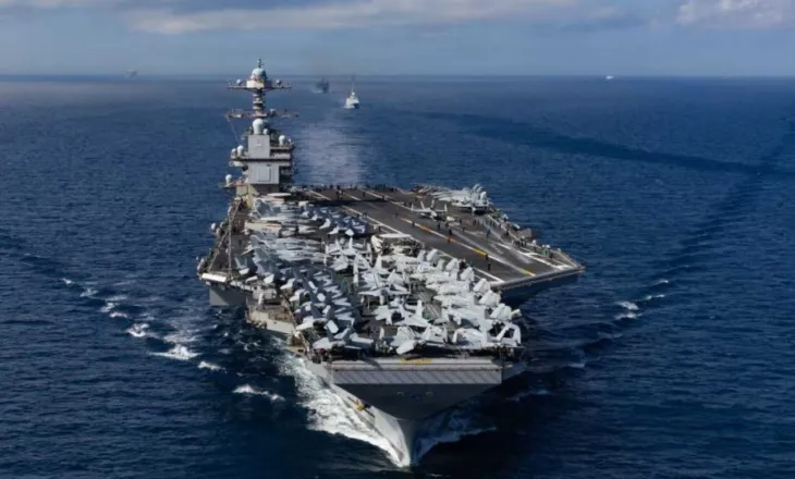 ‘Shënjestra’ – Irani paralajmëron vendet mbështetëse të aeroplanmbajtëses amerikane Gerald R. Ford