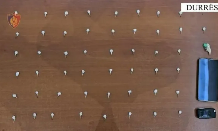 Shiste kokainë në doza, arrestohet 36-vjeçari në Durrës