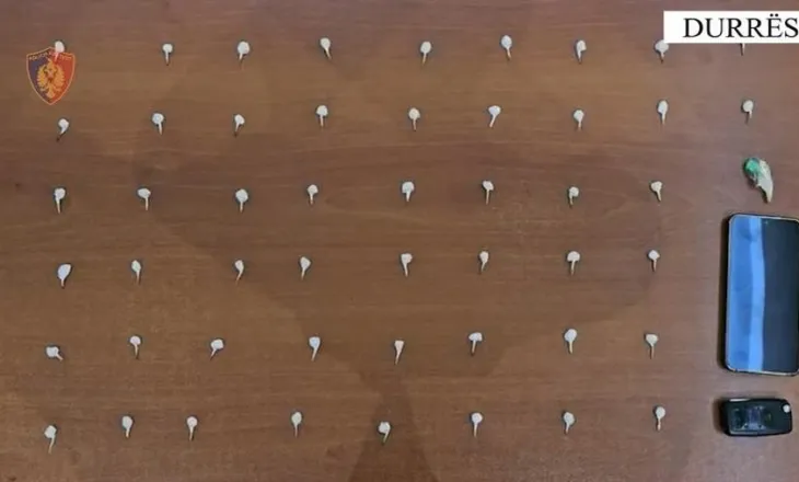 Shiste kokainë në doza, pranga 36-vjeçarit në Durrës