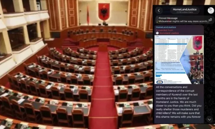 Sulmi kibernetik nga hakerët ‘Homeland Justice’, reagon Kuvendi: Ja të dhënat që u morën nga..