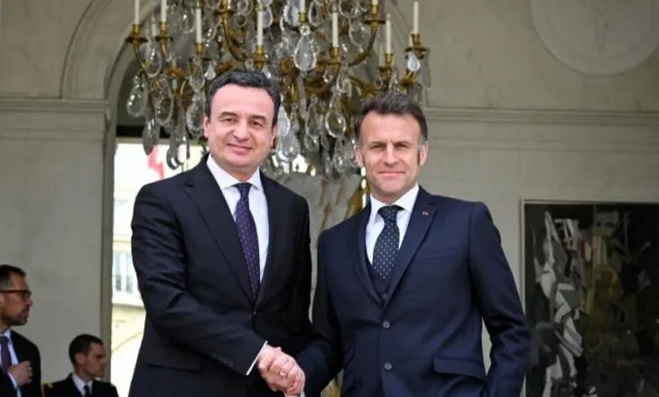 Takimi në Paris, Kurti bisedon me Macronin për sigurinë e Kosovës dhe raportet me Serbinë