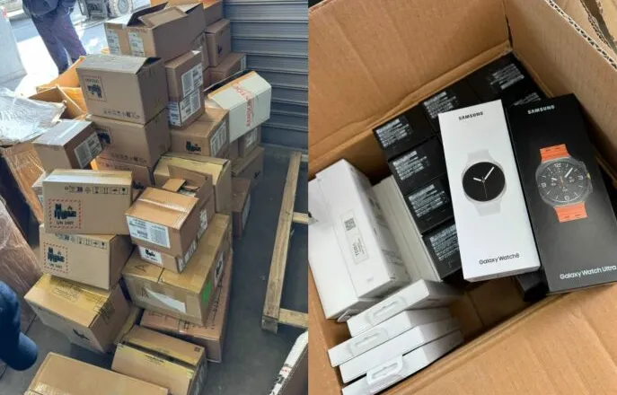 Telefona dhe smartwatch, doganat bllokojnë rreth 1 mijë pajisje elektronike në Rinas