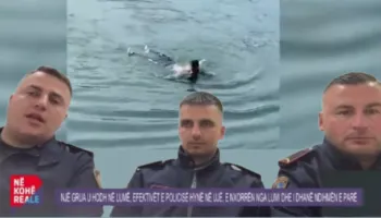 Tentoi të mbytej në Bunë, flasin policët që shpëtuan 59-vjeçaren, efektivi: U hodha menjëherë në ujë