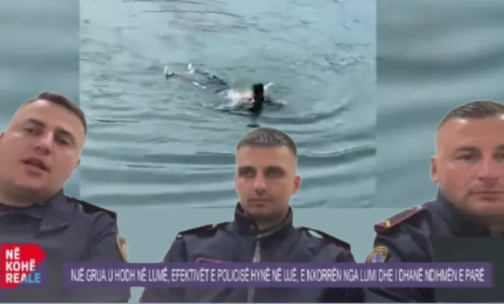 Tentoi të mbytej në Bunë, flasin policët që shpëtuan 59-vjeçaren, efektivi: U hodha menjëherë në ujë