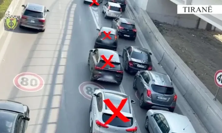 Tirana në alarm rrugor/ Policia godet shkeljet masive dhe manovrat e rrezikshme