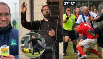 Trajneri i maskuar si prift sulmon lojtarët kundërshtarë, skandal në futbollin italian