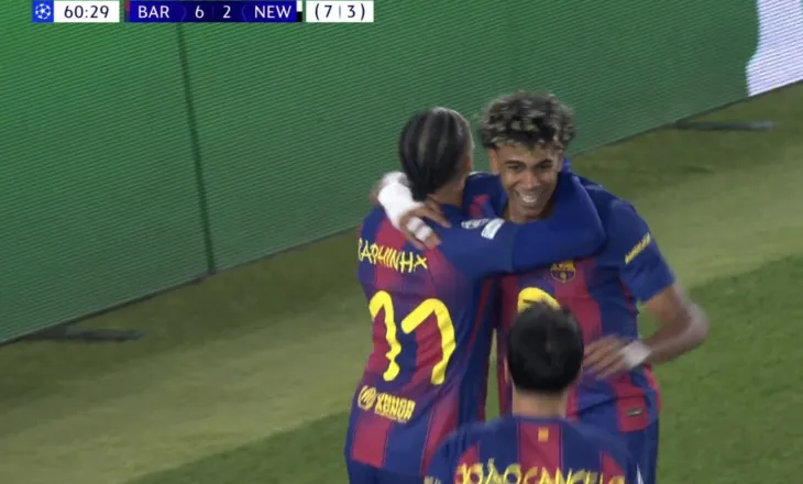 Tre gola për 10 minuta, Barcelona nuk përmbahet ndaj Newcastle në pjesën e dytë (video)