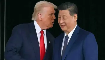 TRUMP SHTYN TAKIMIN ME XI JINPING