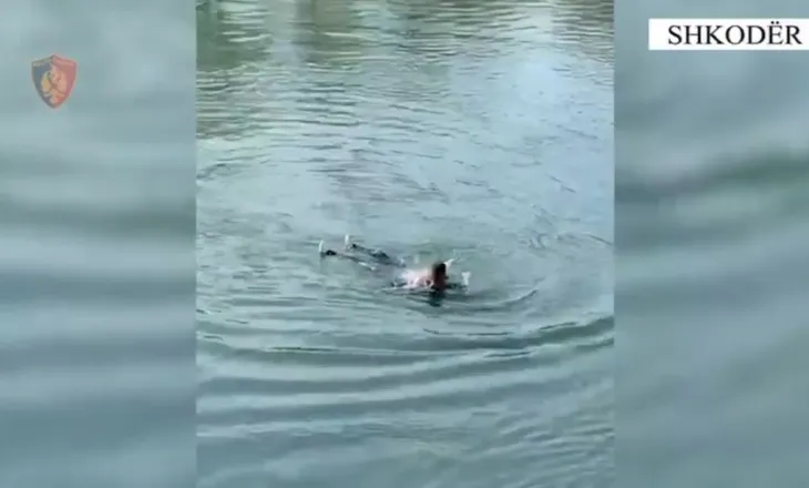 U hodh në lumin Buna për t’u vetëmbytur, policia shpëton 56-vjeçaren në Shkodër