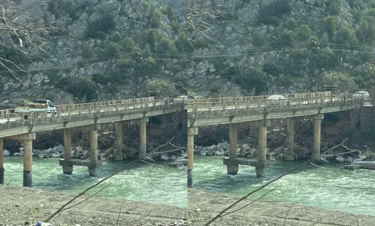 Ura e Mirakës rrezikon shembjen, shkak gërmimet pa kriter të lumit Shkumbin