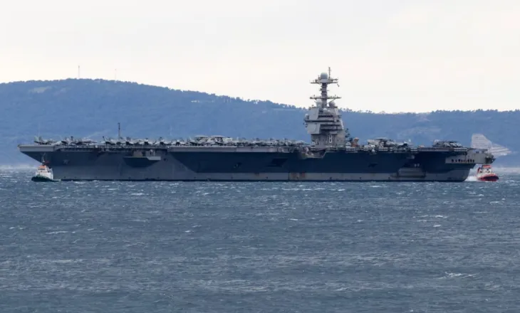 USS Gerald Ford shkon në Kroaci, aeroplanmbajtësja më e madhe në botë mbërrin në Split pas misionit në Lindjen e Mesme