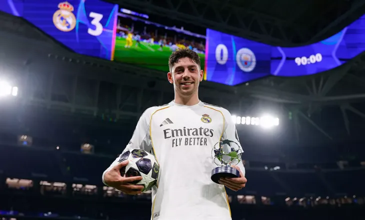 Valverde, MVP i mbrëmjes në “Bernabeu”: Ishte ndeshja më e mirë e karrierës sime