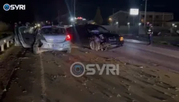 VIDEO/ Aksident në Korçë-Pogradec, përplasen dy makina, plagosen dy fëmijë 9 e 10 vjeç